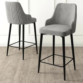 Enox Grey bárszék szett, 2 db, 2 db