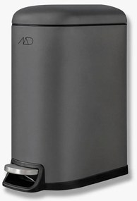 Sötétszürke fém pedálos szemetes 10 l Walther – Mette Ditmer Denmark