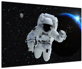 Kép - űrhajós az űrben (90x60 cm)