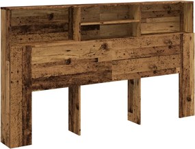 vidaXL antik fa színű szerelt fa áthidalószekrény 180 x 19 x 103,5 cm