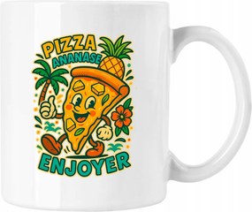 Pizza bögre Ananásszal Enjoyer Fehér 330ml
