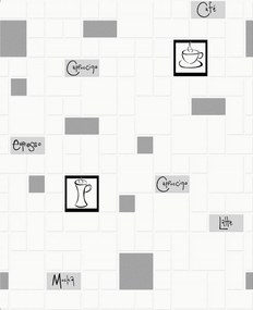 Fehér Mosható Tapéta Konyha Csempe Tapéta