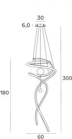Függeszték Króm RITZ MAXLIGHT P0482D