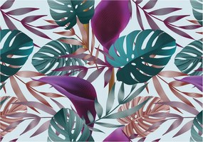 Fotótapéta Flizelina Dekoratív az irodába Trópusi kompozíció 208x146