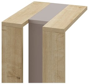 Tárolóasztal tölgyfa dekorral 40x30 cm Macha – Marckeric