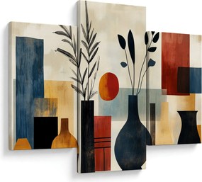 Kép - Kubista vázák (90x60 cm)