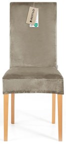 Szürkésbézs gumis szék huzat 48 cm Sento – Restilo