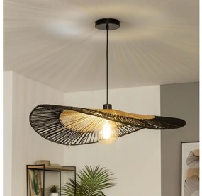 Brilagi - LED függeszték kábellel CERIA BOHO 1xE27/40W/230V Ø 50 cm fekete/barna