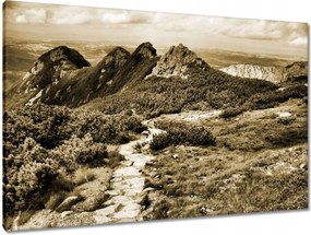 Vászonkép 90x60 Tátra Lengyel hegyek Kilátás