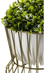 Virágállvány 50x26 cm arany