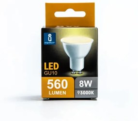 Led izzó GU10 8W meleg fehér