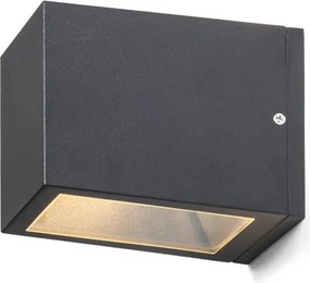 RENDL CABOX II fali lámpa antracit 230V LED E27 15W IP54