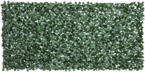 Outsunny Mesterséges Sövény Zárófólia, UV Védelemmel Ellátott Zárófólia, Zöld Erkély Zárófólia, Levéllel Ellátott Kerítési Zárófólia, Sövénykerítés, M