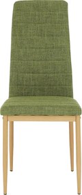 Szék, zöld szövet/bükk, COLETA NOVA