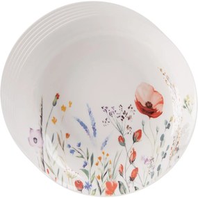 Orion Porcelán mély tányérkészlet Mák 20,5 cm, 6db