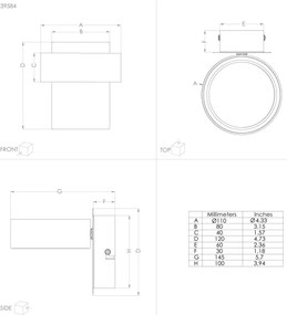 Eglo 39584 - LED Spotlámpa ALBARIZA LED/4,6W/230V