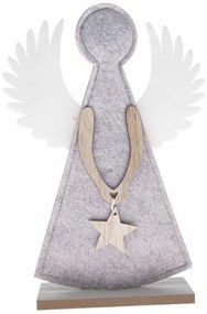 Angyal karácsonyi dekoráció 27 cm, polár