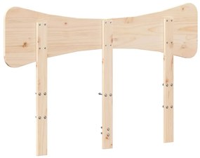 tömör fenyőfa fejtámla 135 cm