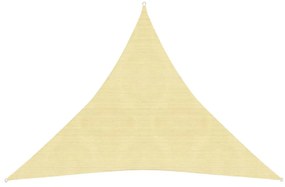 bézs HDPE napvitorla 160 g/m² 3 x 3 x 3 m