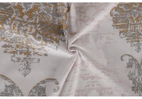 Barna-bézs egyszemélyes pamut ágyneműhuzat 140x200 cm Daisy – Mijolnir