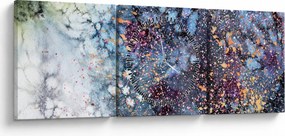 Kép - Absztrakció (órával) (90x30 cm)