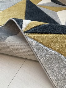 Franco 2396 yellow-gray-blue (sárga-szürke-kék) szőnyeg120x170cm