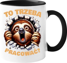 Bögre Kell Dolgozni? vicces Lajhár Születésnapi Ajándék csomagolás