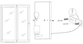 Eglo 49394 - Fali lámpa CHARTERHOUSE 1xE27/60W/230V