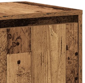 Barna büfé Régi fa Fa 120 x 41 x 75 cm Büfé Négyszögletes