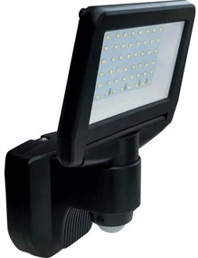 LED Napelemes reflektor érzékelővel TOMI LED/10W/7,4V 1800 mAh IP44 fekete