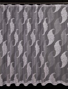 Mg Függöny jacquard 4302 Fehér 160cm magas lengyel 2,5m