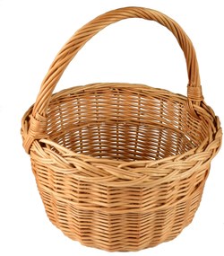 Fonott bevásárló kosár gomba roz. L