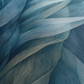 Kép - Kék és fehér fodrok (120x50 cm)