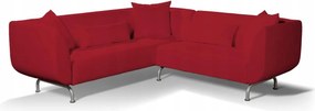 Dekoria 3+2 Strömstad Ikea sarokkanapé huzat piros