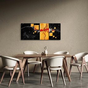 Absztrakt kép - Táncosok (120x50 cm)