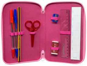 Disney Lilo és Stitch, A csillagkutya Pink Wave tolltartó töltött 3 emeletes