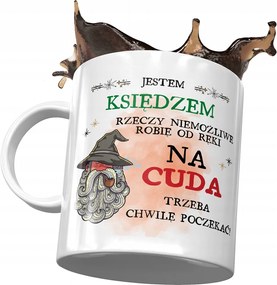 Bögre A Papnak Várni Kell Pillanatok Ajándék Nyomtatott Fotóval