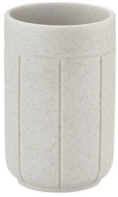 Krémszínű poligyanta fogkefetartó pohár Kua – Blomus