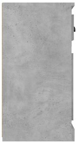 betonszürke szerelt fa tálalószekrény 70x35,5x67,5 cm