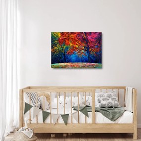 Természetfestmény képe (üvegen) (70x50 cm)