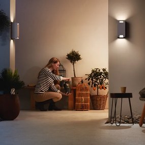 Philips 17339/48/PN - Kültéri fali lámpa MYGARDEN TROWEL 2xGU10/5W