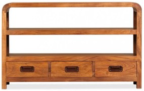 tömör akácfa TV-szekrény 90 x 30 x 55 cm