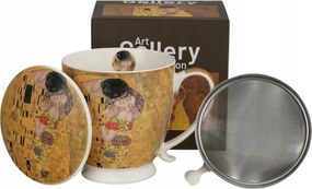 Porcelán teásbögre Klimt 510 ml-es teáscsésze