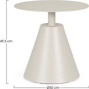 Alumínium kerek kerti kisasztal ø 50 cm Aloha – Bizzotto