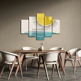 Kép - Absztrakt festmény a strandról N⁰2 (150x105 cm)