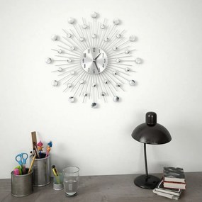 modern küllemű kvarcszerkezetes falióra, 50 cm átmérőjű