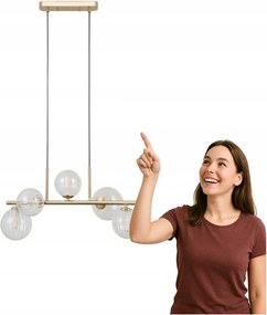 Függőlámpa Toledo PND-40717-5-HBR Italux