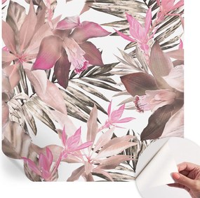 Design fali fotótapéta öntapadós Egzotikus virágok 250x250 cm