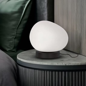 Asztali lámpa STONES 1xE27/40W/230V fekete