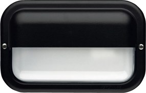 NOVOLUX 166A-L0209B-02 KAPPA Modern Kültéri Fali Lámpa Fekete LED IP55